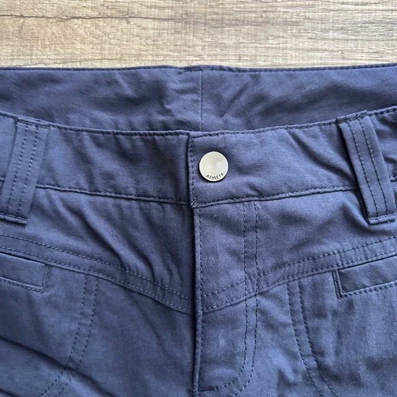 Athleta Dipper Utility Navy Blue Hiking Pants Womens Sz 4 Stretch Outdoor Cargo‎ - Picture 3 of 7